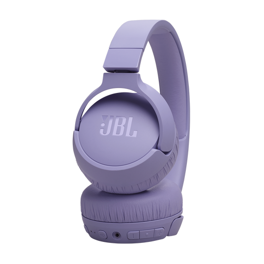 JBL Tune 670NC - Purple - Adaptive Noise Cancelling Wireless On-Ear Headphones - Detailshot 2